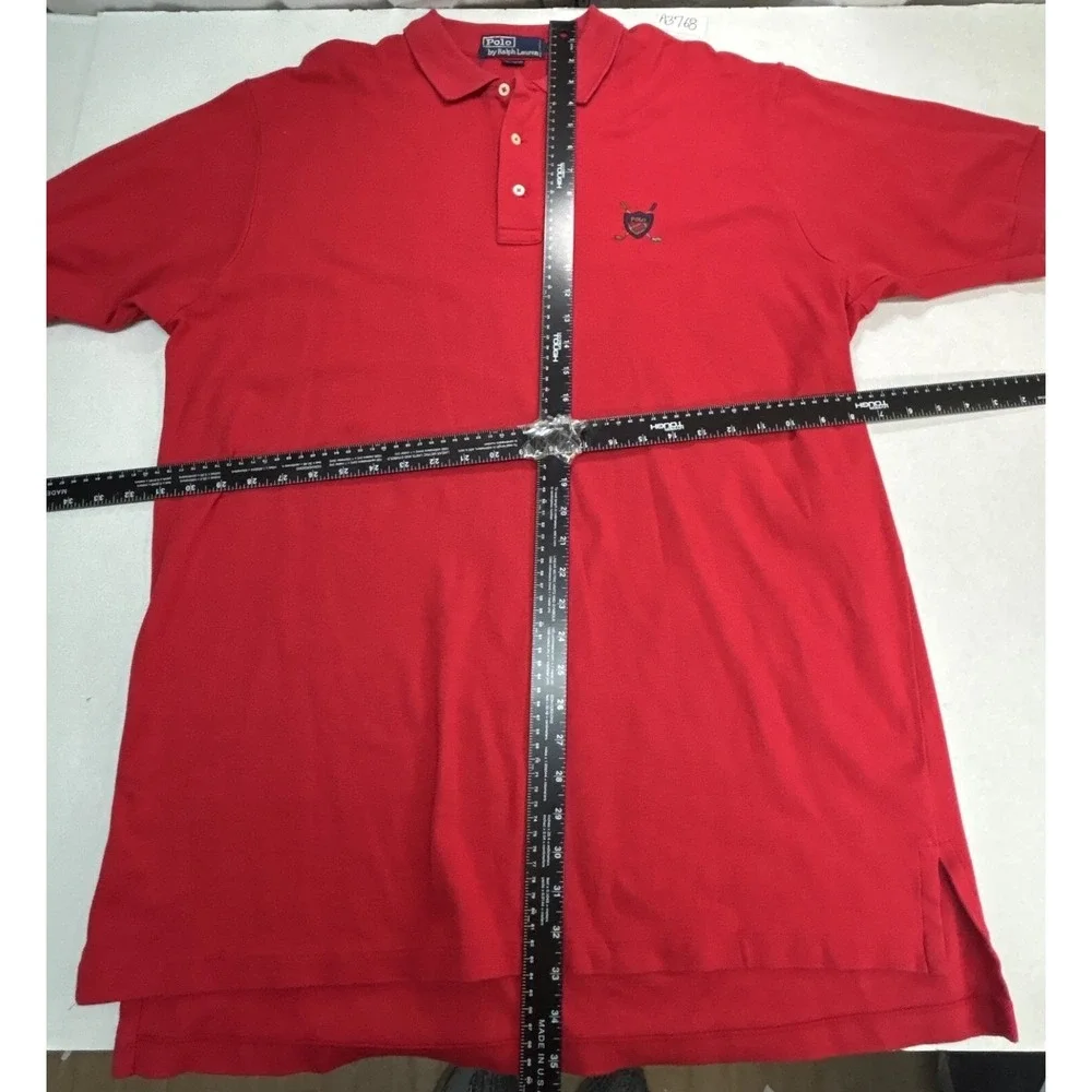 Polo Ralph Lauren polo shirt Men's size XL‎ red cotton